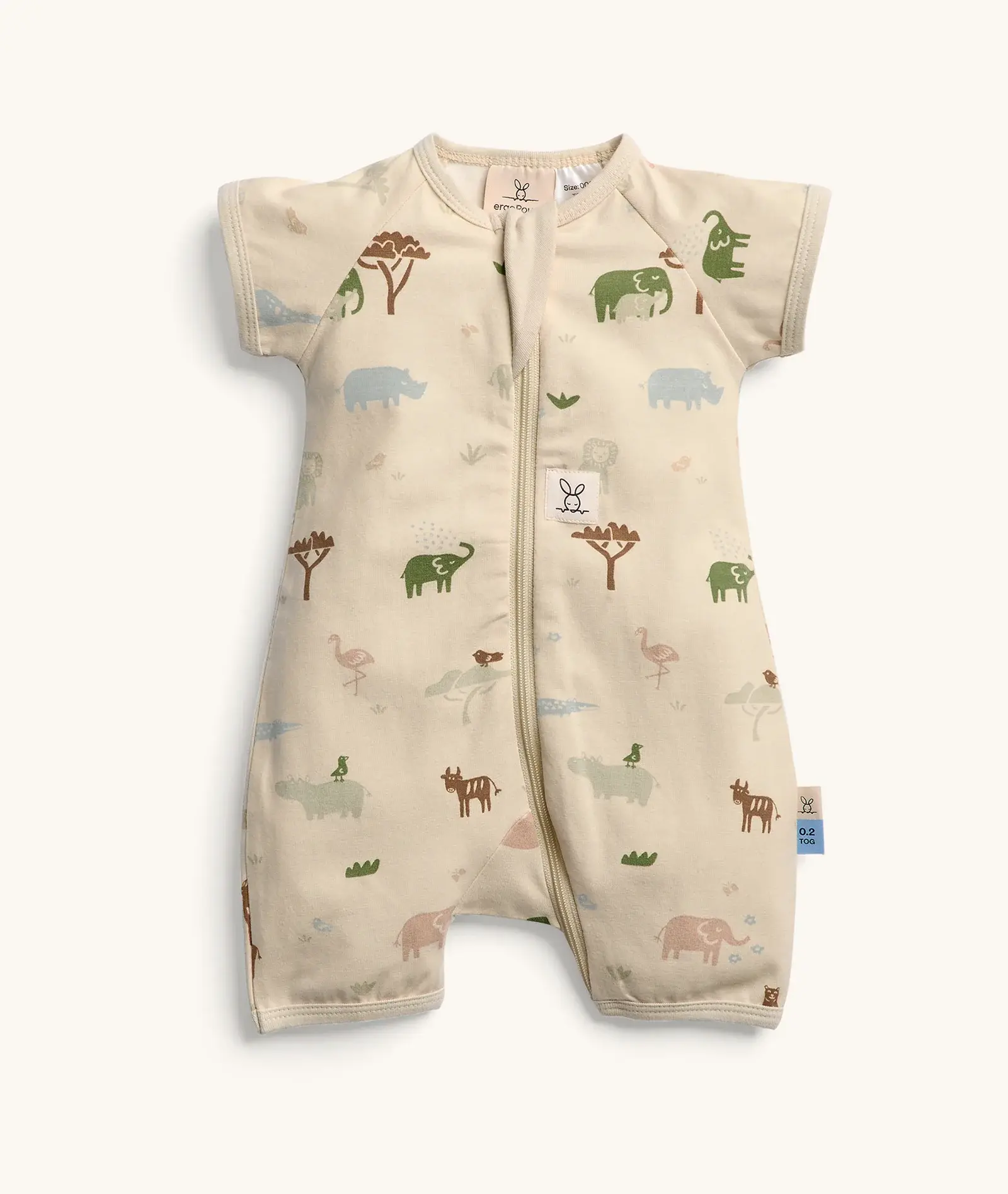 ErgoPouch ErgoPouch Short Sleeve Layer 0.2 Tog Savannah