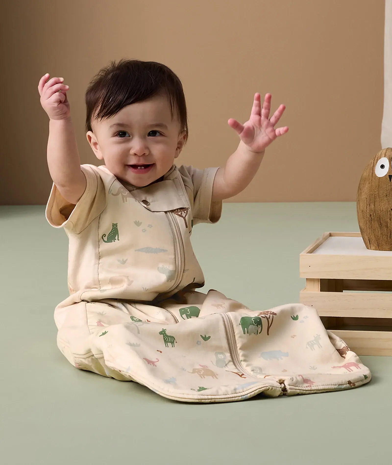 ErgoPouch ErgoPouch Sleep Suit Bag 1.0 Tog Savannah