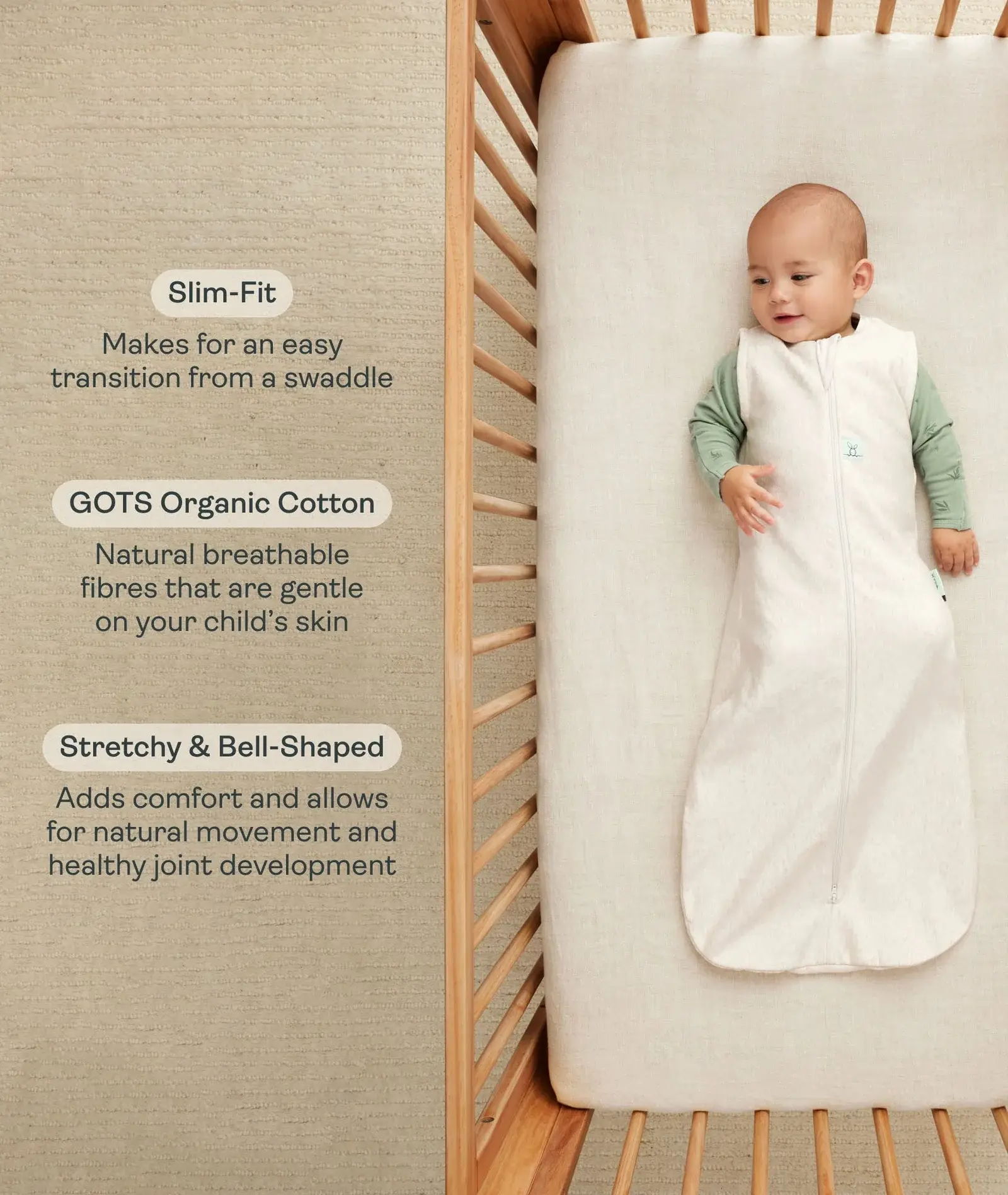 ErgoPouch ErgoPouch Jersey Sleeping Bag 0.2 Tog Savannah
