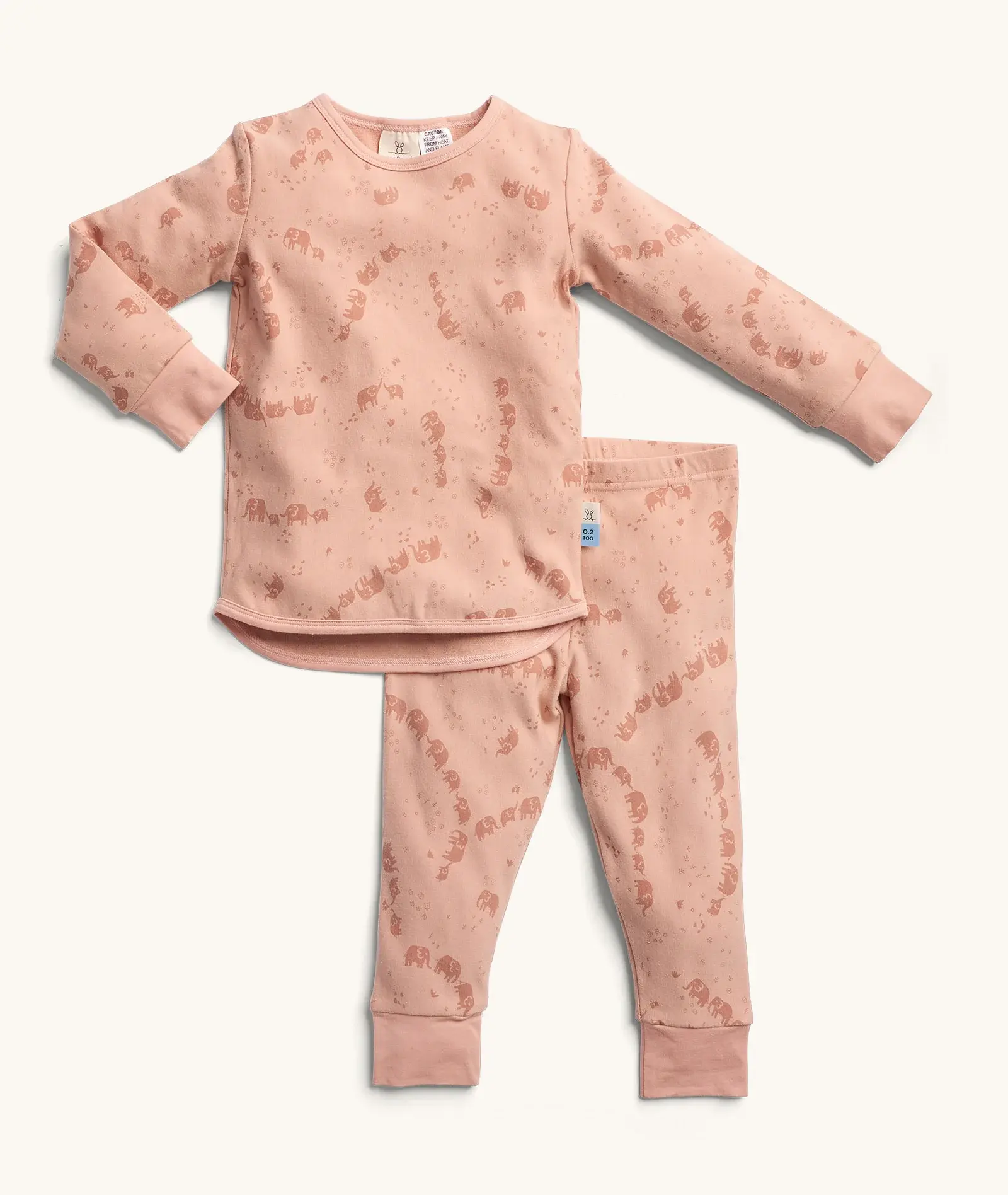 ErgoPouch ErgoPouch Long Sleeve Pyjamas 0.2 Tog Elephant Parade