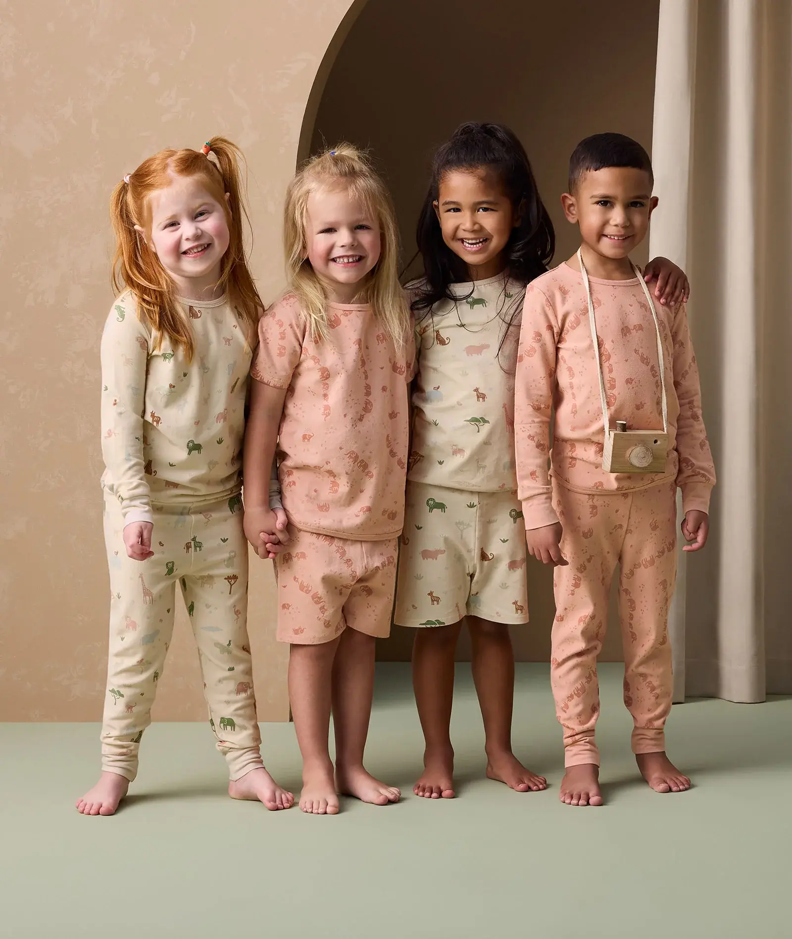 ErgoPouch ErgoPouch Long Sleeve Pyjamas 0.2 Tog Elephant Parade