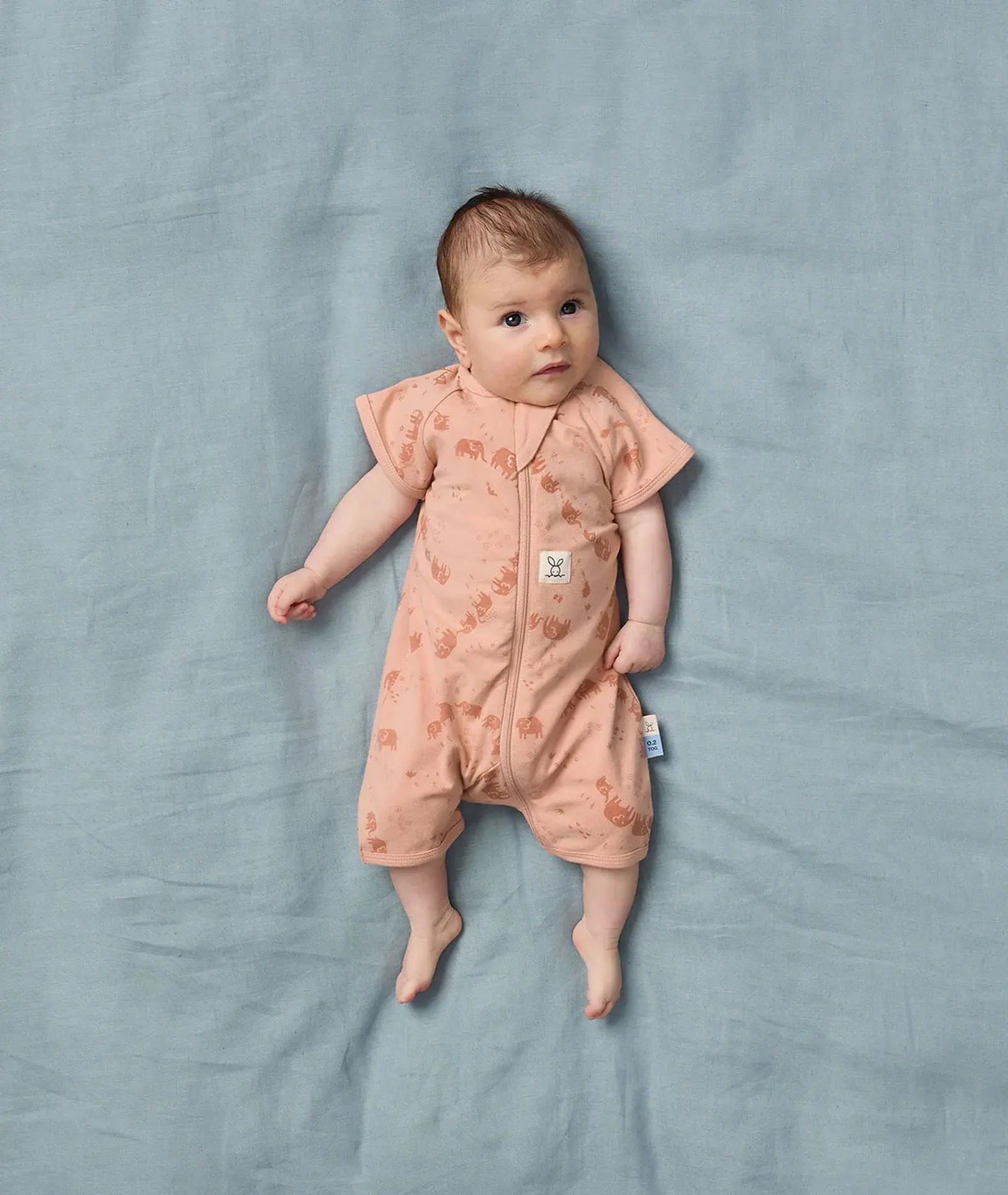 ErgoPouch ErgoPouch Short Sleeve Layer 0.2 Tog Elephant Parade