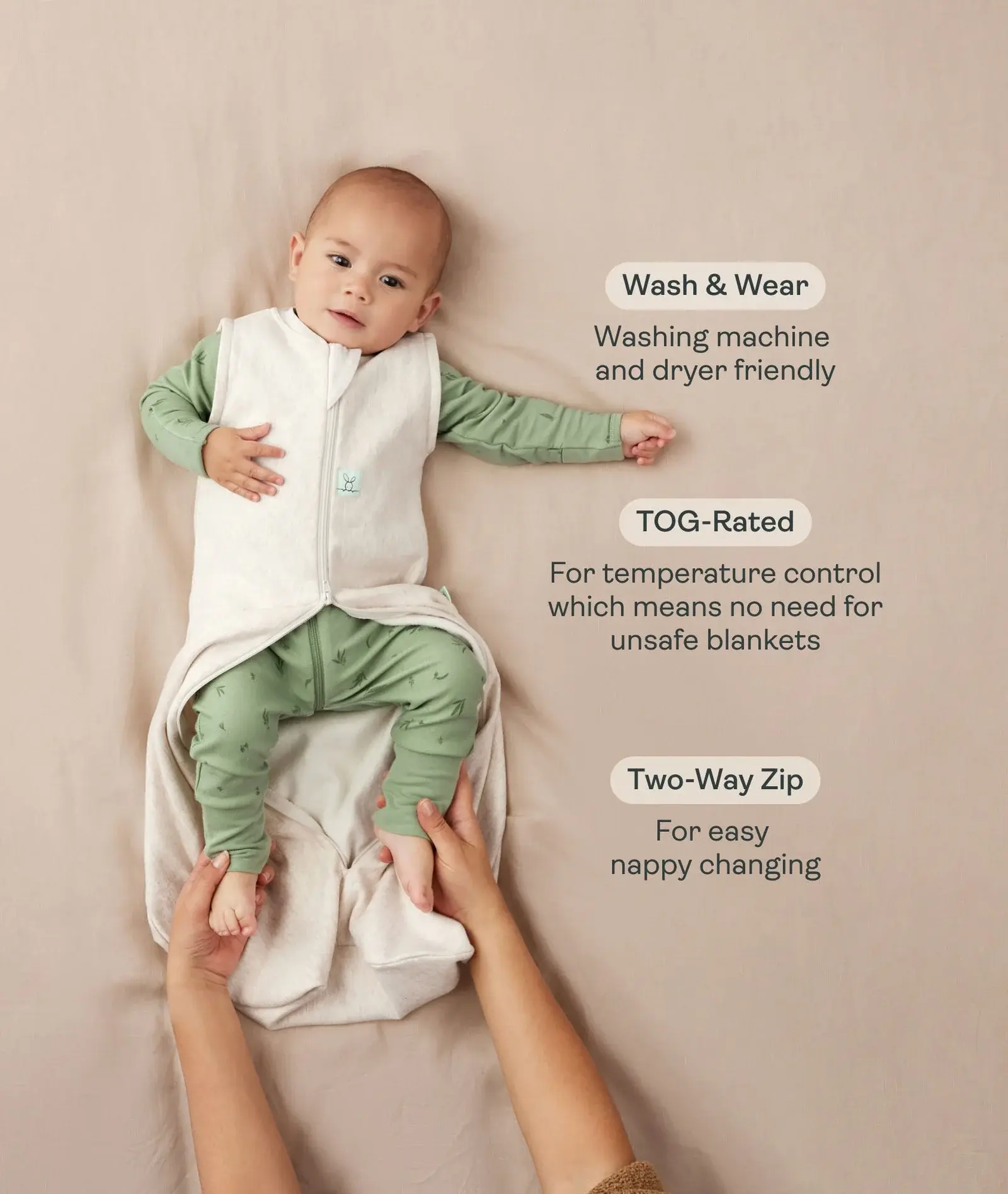 ErgoPouch ErgoPouch Jersey Sleeping Bag 1.0 Tog Elephant Parade