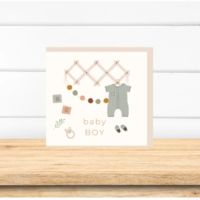 Petite Vous Petite Vous Greeting Card - Baby Boy Nursery