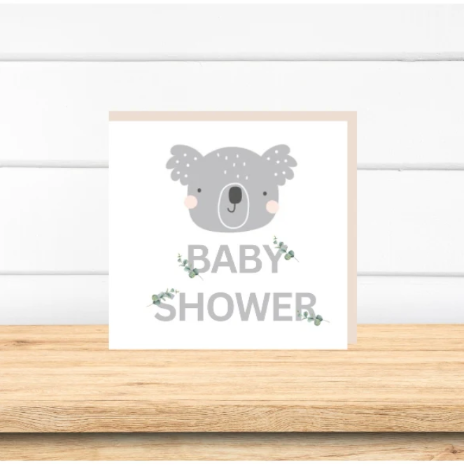 Petite Vous Petite Vous Greeting Card - Baby Shower Koala