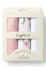 Snuggle Hunny Kids Snuggle Hunny Large Organic Muslin Wraps 3 Pack - Camille/Milk/Fairytale