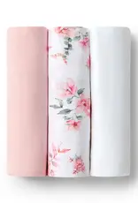 Snuggle Hunny Kids Snuggle Hunny Large Organic Muslin Wraps 3 Pack - Camille/Milk/Fairytale