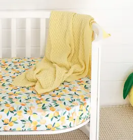 Snuggle Hunny Kids Snuggle Hunny Diamond Knit Organic Baby Blanket Sunlight