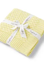 Snuggle Hunny Kids Snuggle Hunny Diamond Knit Organic Baby Blanket Sunlight