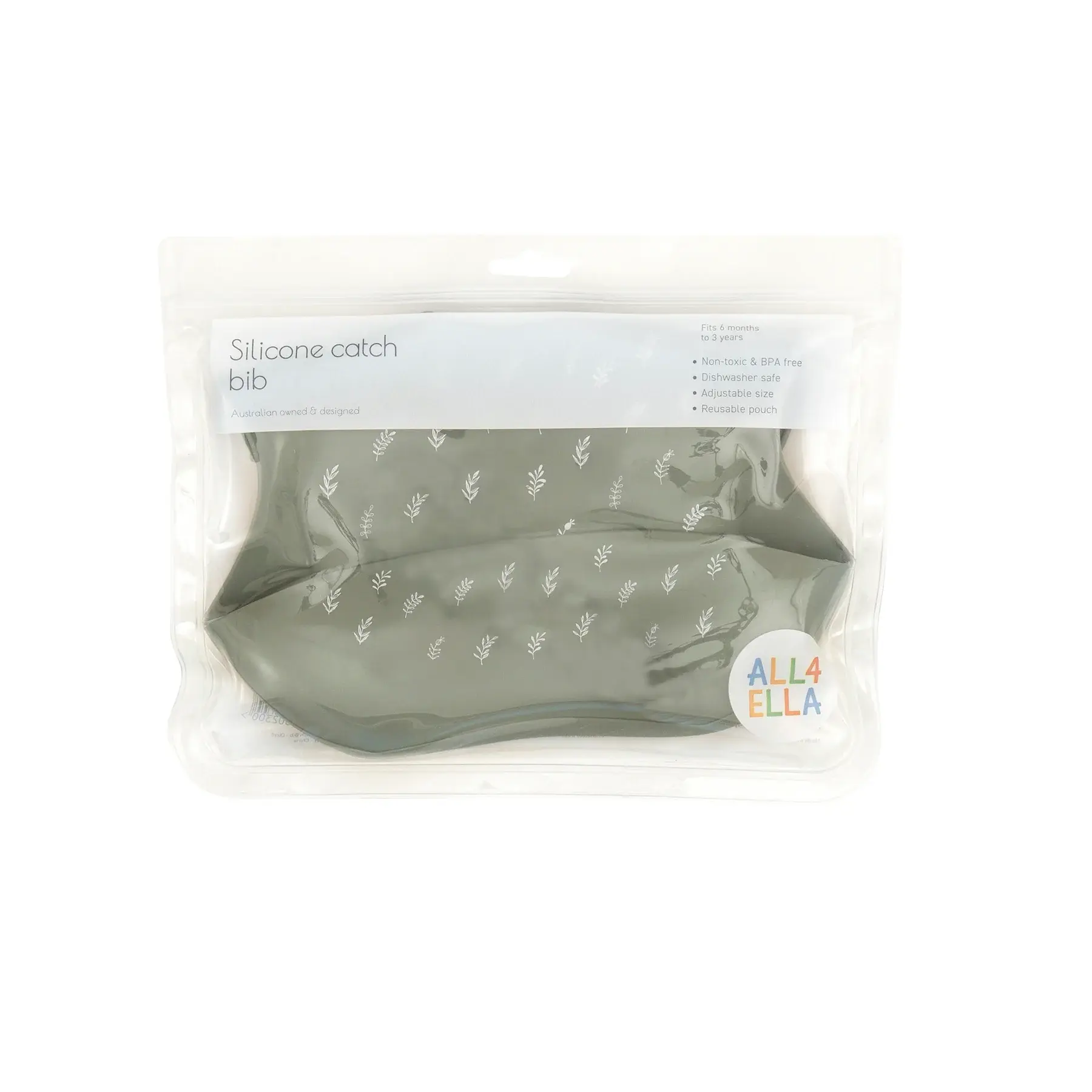 All4Ella All4Ella Silicone Catch Bib