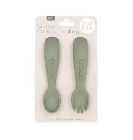 All4Ella All4Ella Silicone comfy grip cutlery