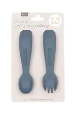 All4Ella All4Ella Silicone comfy grip cutlery