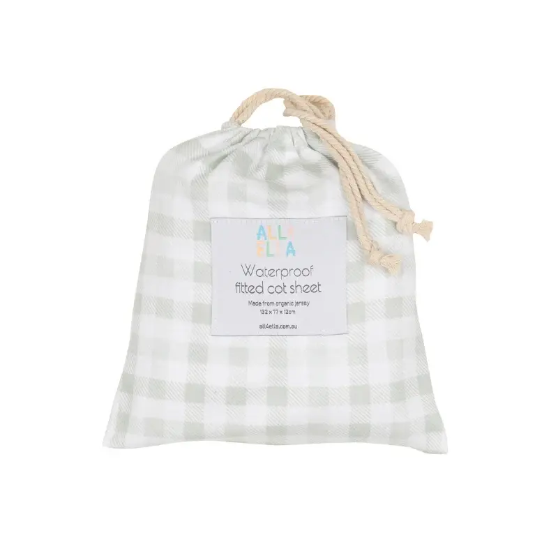 All4Ella All4Ella Waterproof Fitted Cot Sheet