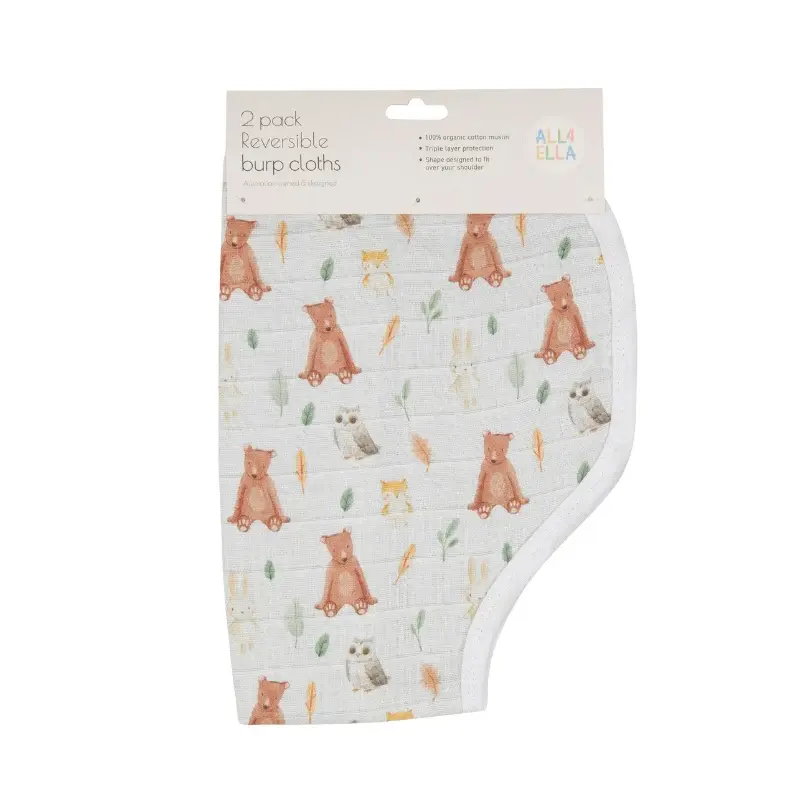 All4Ella All4Ella Burp cloths 2pk