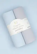 All4Ella All4Ella Ribbed jersey swaddles 2pk