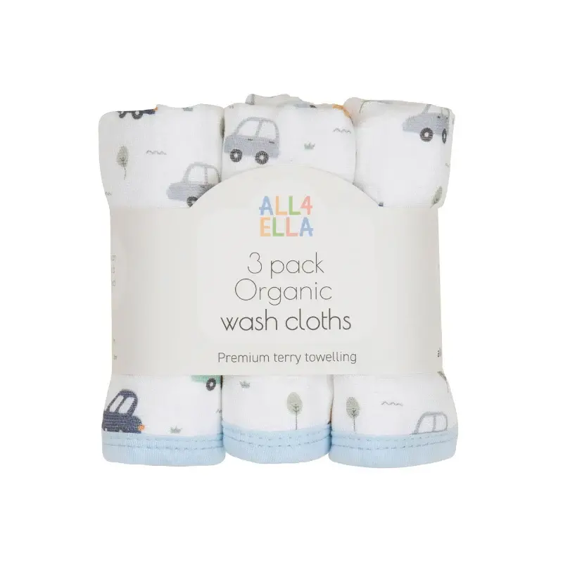 All4Ella All4Ella Wash cloths 3pk