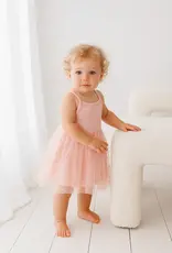 Confetti Kidz Confetti Kidz Ribbed Tulle Dress - Soft Petal