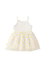 Confetti Kidz Confetti Kidz Ribbed Tulle Dress - Summer Daisies