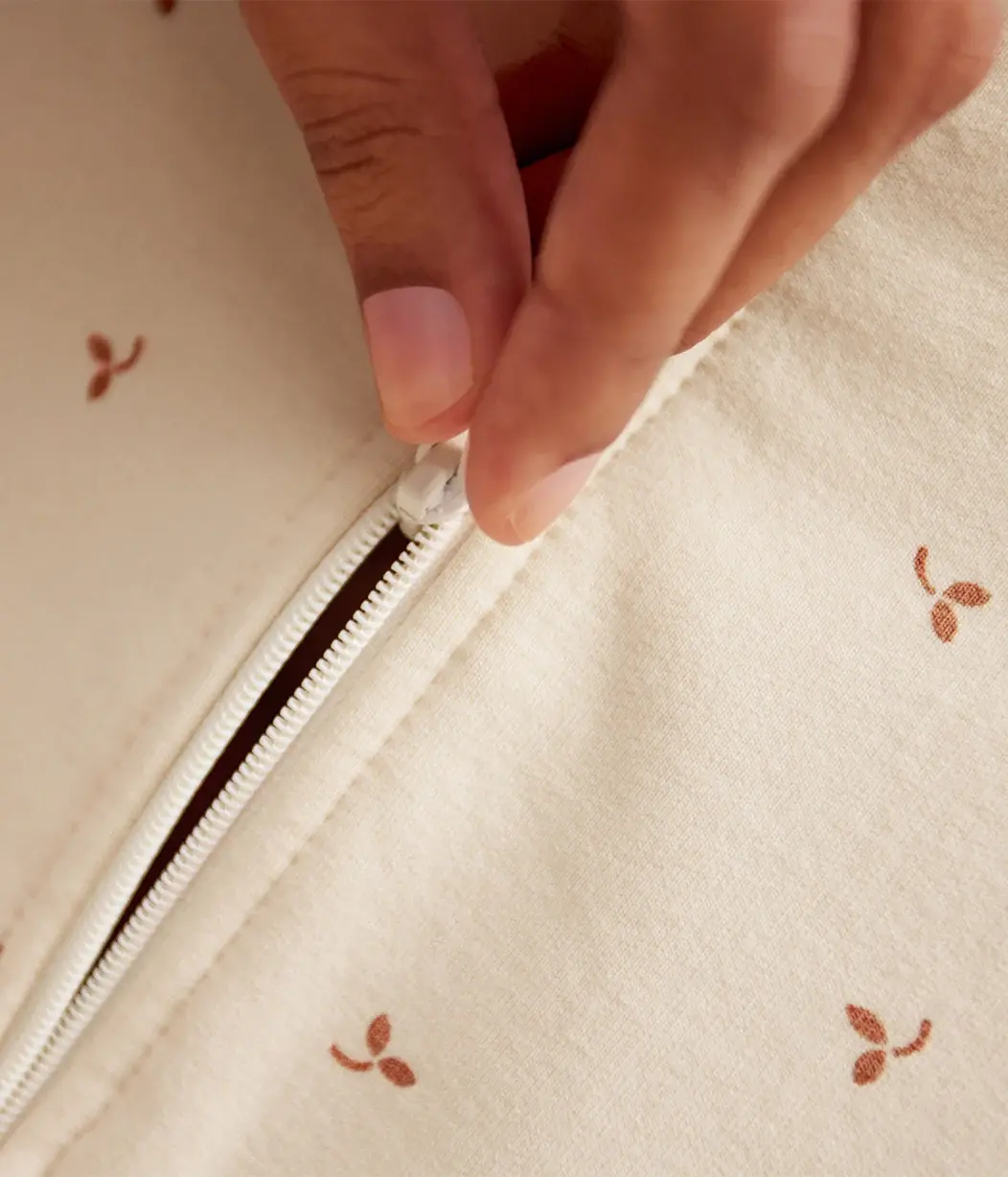 Love To Dream Love To Dream Swaddle UP™ 1.5 TOG Cotton Fleece Oatmeal Twigs