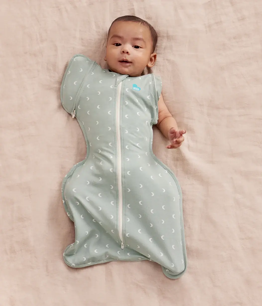 Love To Dream Love To Dream Swaddle UP™ Transition Bag 1.0 TOG Original Cotton Olive Moon