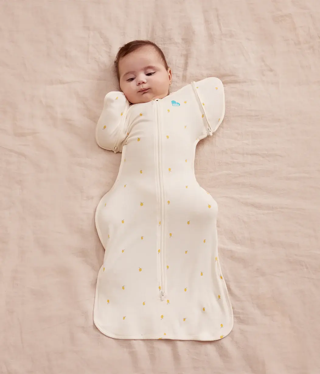 Love To Dream Love To Dream Swaddle UP™ Transition Bag 1.0 TOG Viscose from Bamboo Cream Lemons