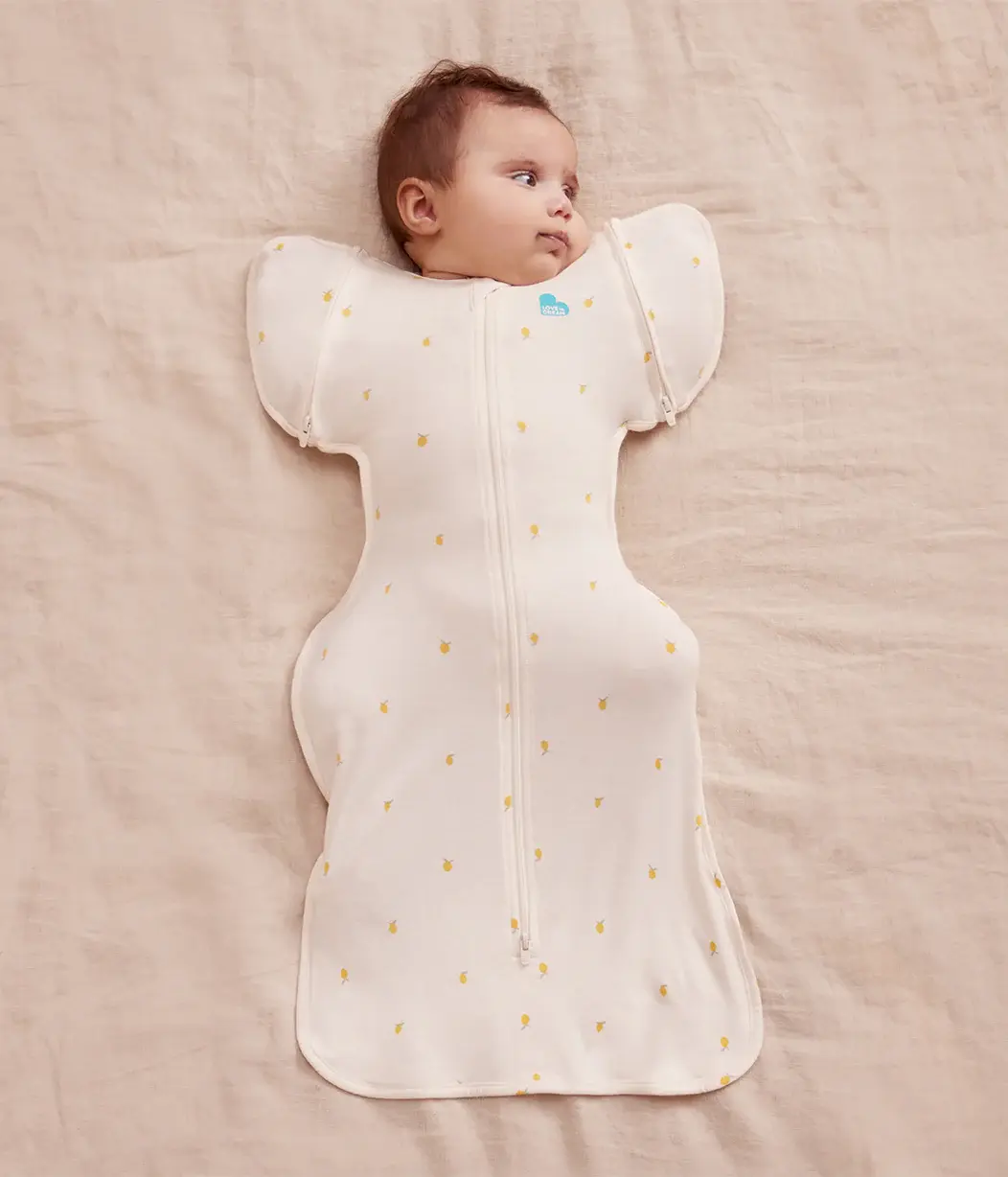 Love To Dream Love To Dream Swaddle UP™ Transition Bag 1.0 TOG Viscose from Bamboo Cream Lemons