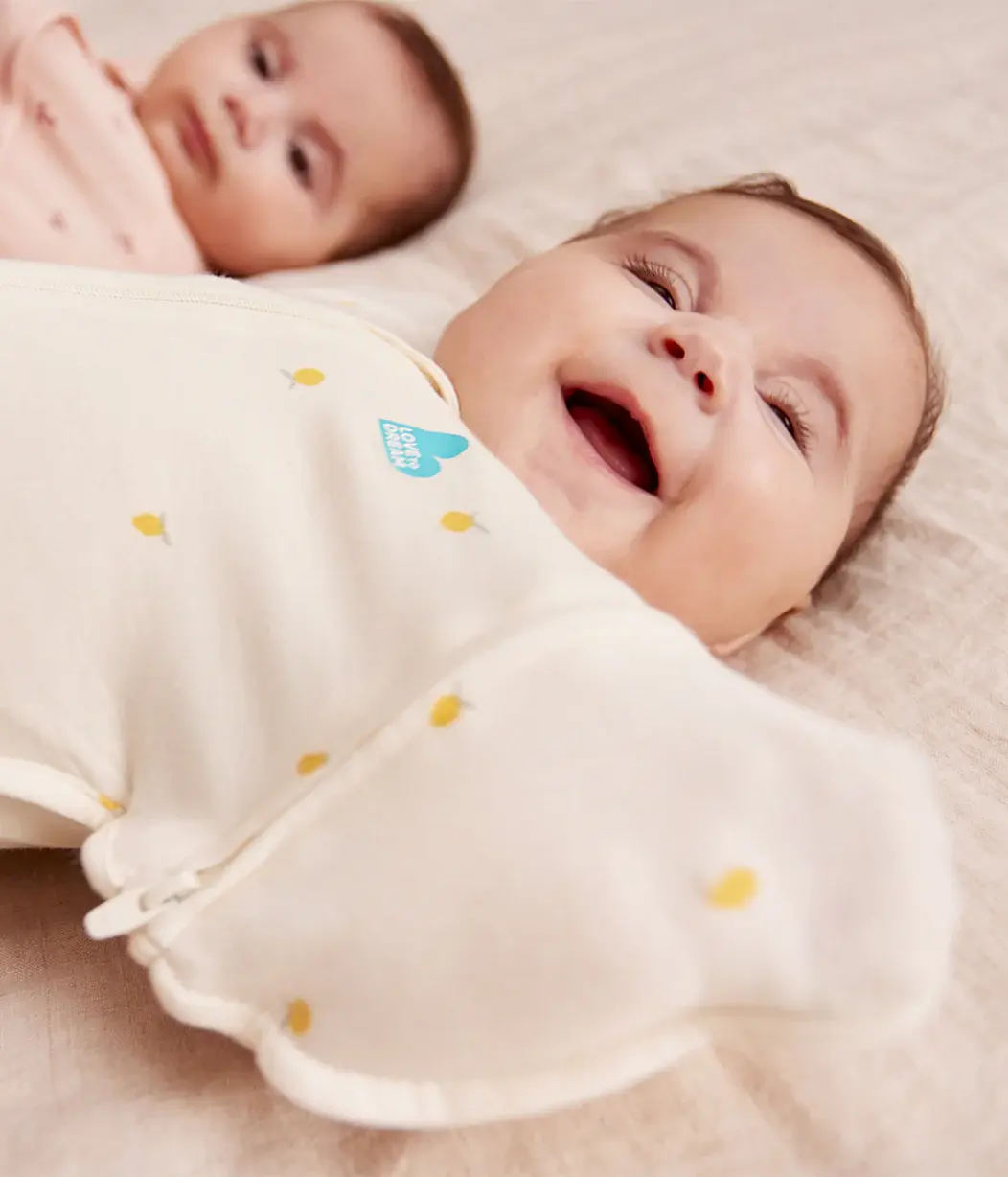 Love To Dream Love To Dream Swaddle UP™ Transition Bag 1.0 TOG Viscose from Bamboo Cream Lemons