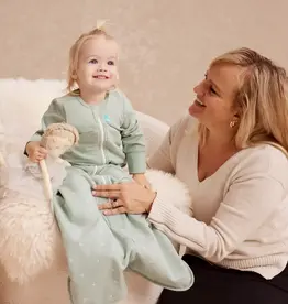 Love To Dream Love To Dream Sleep Bag Long Sleeve 1.5 Tog Cotton Fleece Olive Twigs