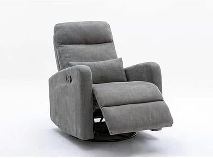 Almitas Almitas Delphi Recliner Glider Charcoal