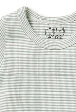 Wilson & Frenchie Wilson & Frenchy Organic Stripe Rib Bodysuit - Fern