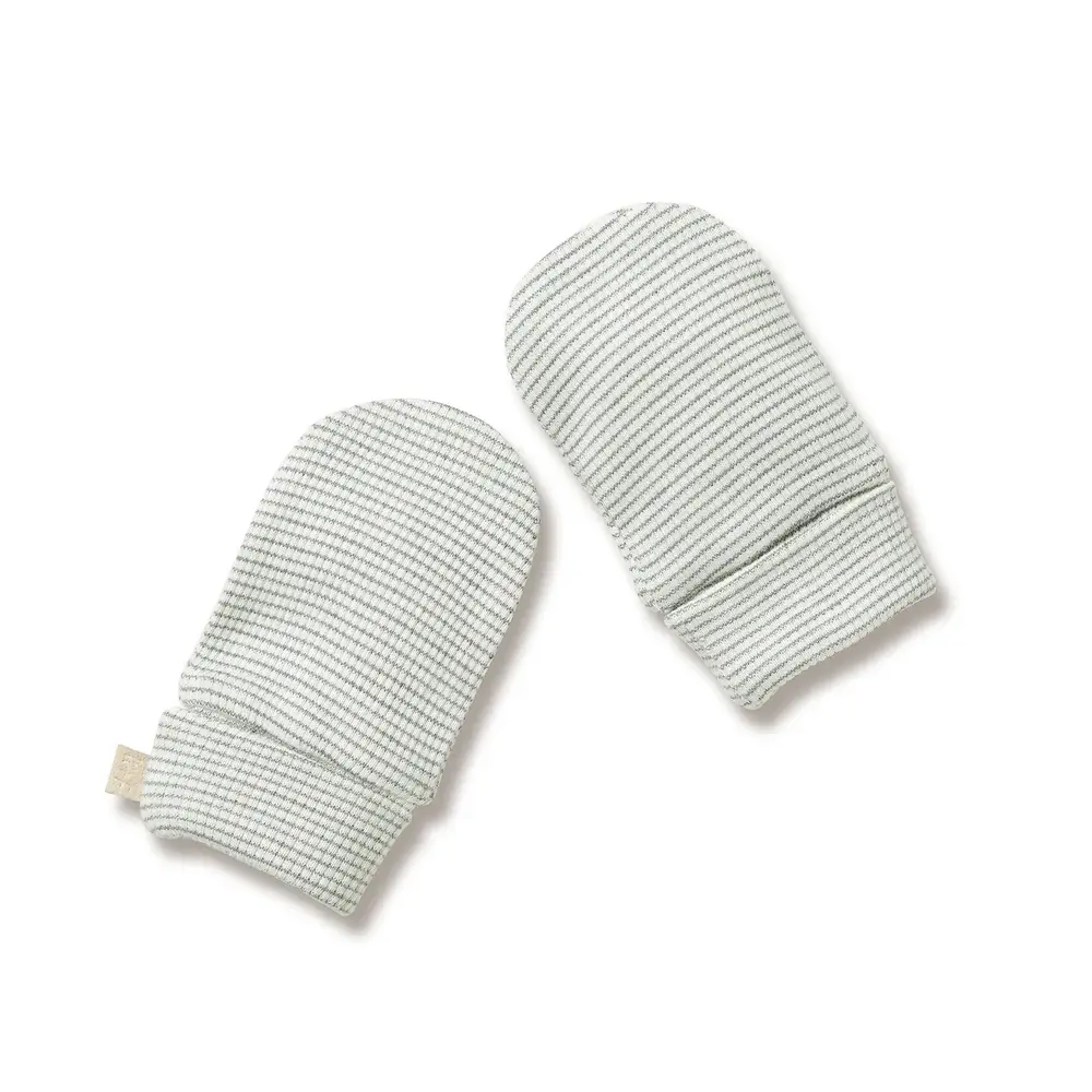 Wilson & Frenchie Wilson & Frenchie Organic Stripe Rib Mittens