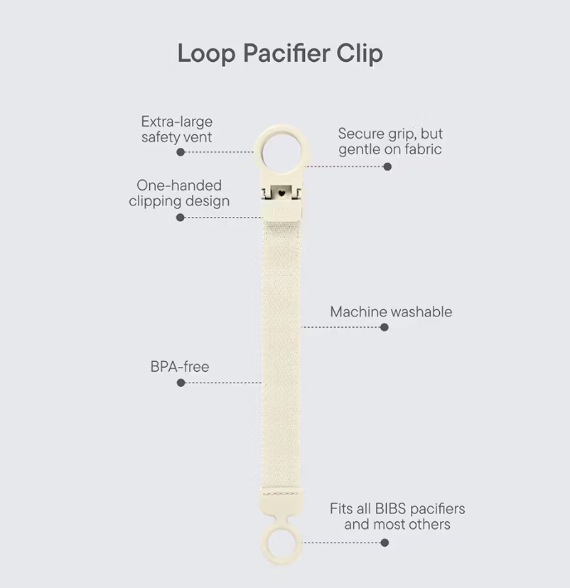 BIBS BIBS Pacifier Loop Clip