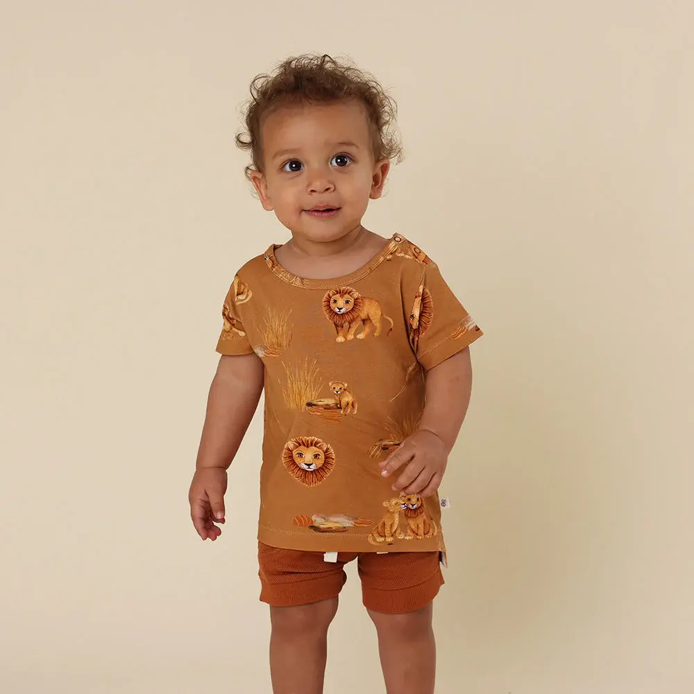 Snuggle Hunny Kids Snuggle Hunny Roar Organic T-Shirt
