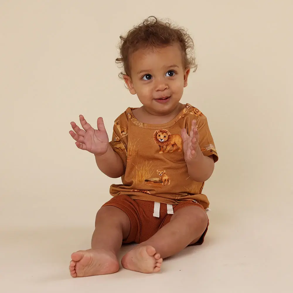 Snuggle Hunny Kids Snuggle Hunny Roar Organic T-Shirt