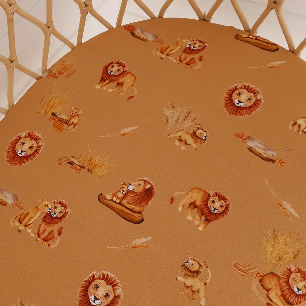 Snuggle Hunny Kids Snuggle Hunny Roar Organic Bassinet Sheet / Change Pad Cover
