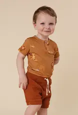 Snuggle Hunny Kids Snuggle Hunny Roar Short Sleeve Organic Bodysuit