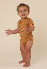 Snuggle Hunny Kids Snuggle Hunny Roar Short Sleeve Organic Bodysuit