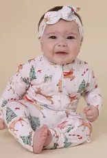 Snuggle Hunny Kids Snuggle Hunny Prancer & Friends Organic Snugglesuit Convertible Romper