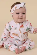 Snuggle Hunny Kids Snuggle Hunny Prancer & Friends Organic Snugglesuit Convertible Romper