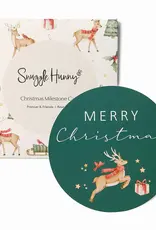Snuggle Hunny Kids Snuggle Hunny Prancer & Friends Reversible Single Milestone Card
