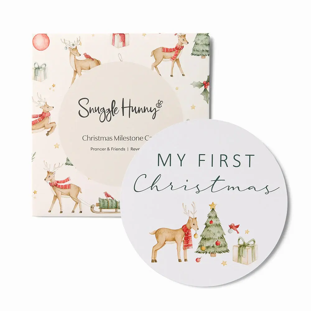 Snuggle Hunny Kids Snuggle Hunny Prancer & Friends Reversible Single Milestone Card