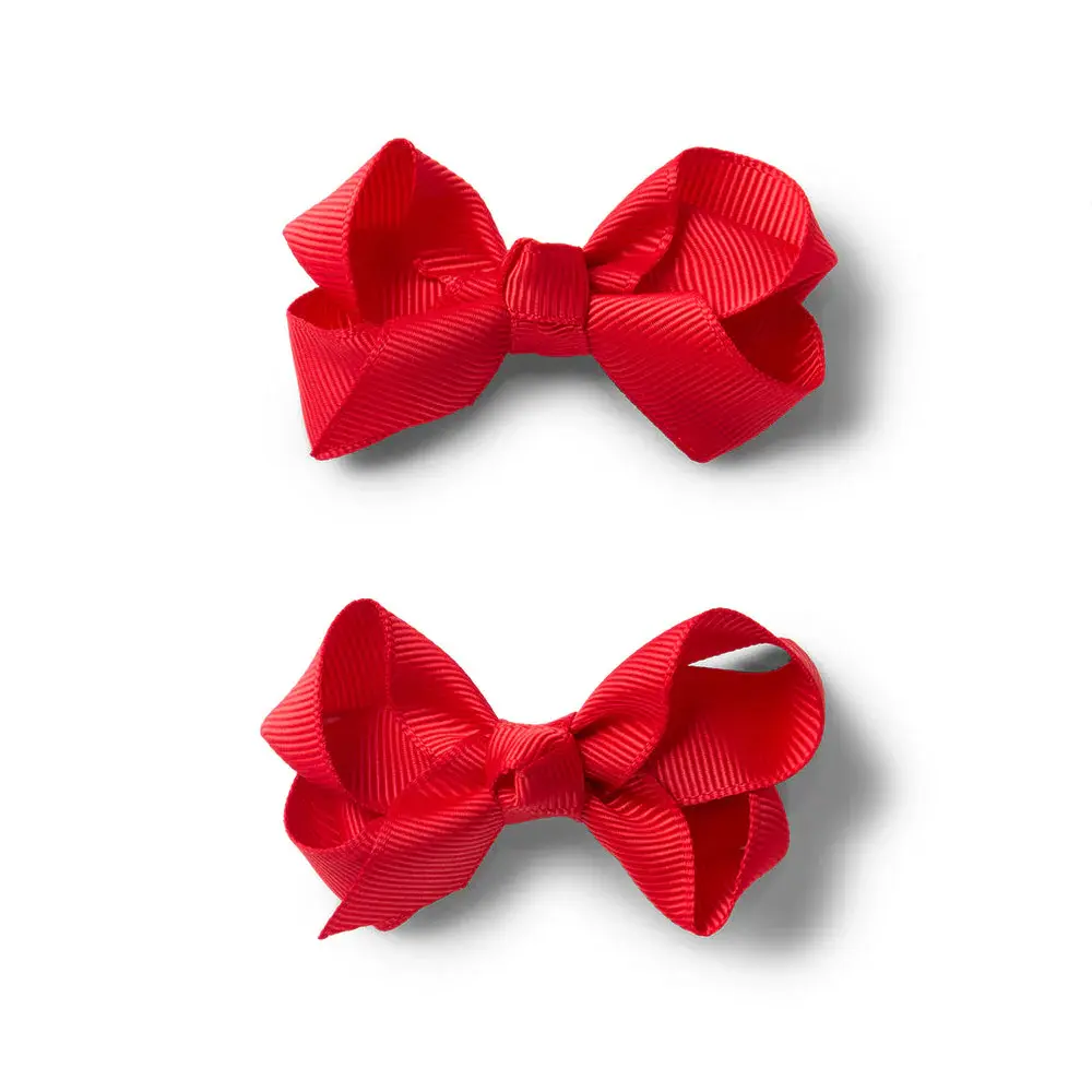 Snuggle Hunny Kids Snuggle Hunny Red Piggy Tail Hair Clips - Pair