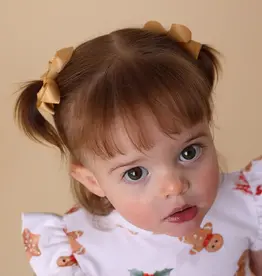 Snuggle Hunny Kids Snuggle Hunny Gold Piggy Tail Hair Clips - Pair