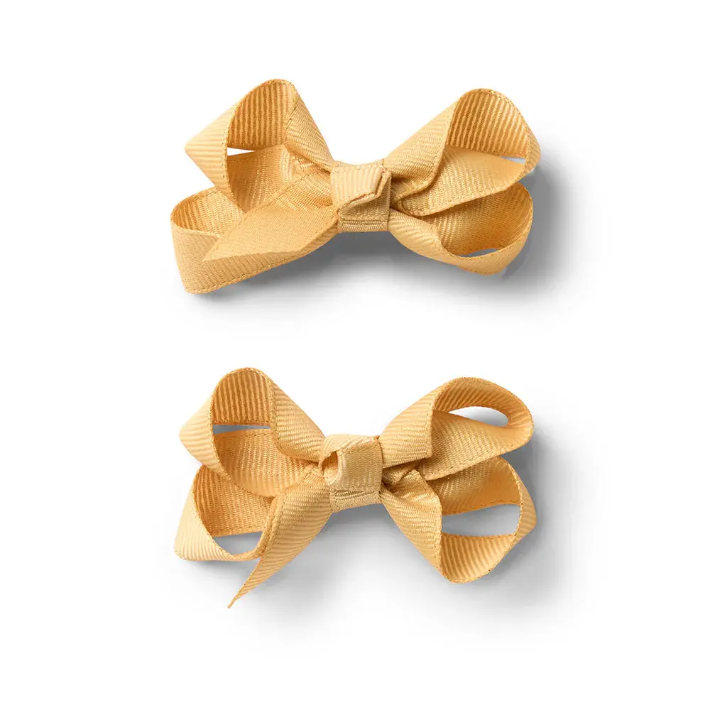 Snuggle Hunny Kids Snuggle Hunny Gold Piggy Tail Hair Clips - Pair