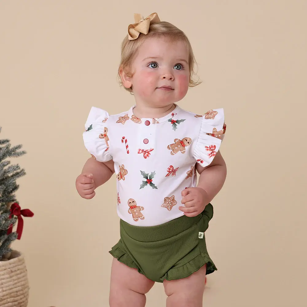 Snuggle Hunny Kids Snuggle Hunny Olive Organic Bloomers