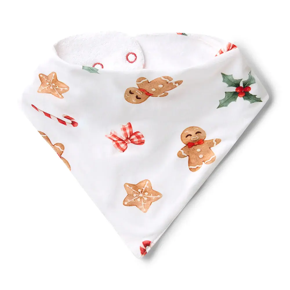 Snuggle Hunny Kids Snuggle Hunny Gingerbread Organic Dribble Bib