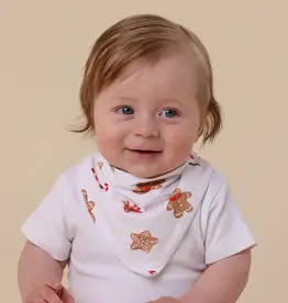Snuggle Hunny Kids Snuggle Hunny Gingerbread Organic Dribble Bib