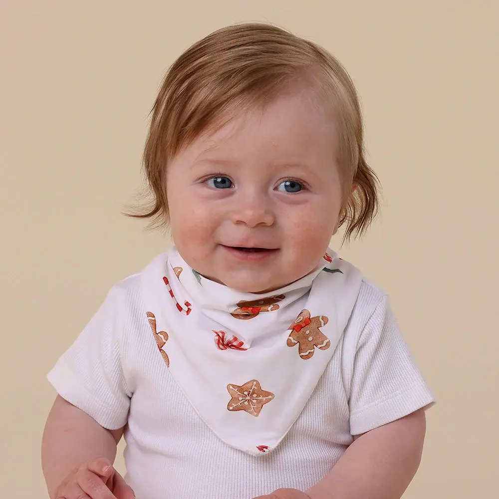 Snuggle Hunny Kids Snuggle Hunny Gingerbread Organic Dribble Bib