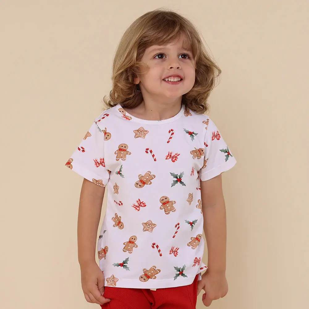 Snuggle Hunny Kids Snuggle Hunny Gingerbread Organic T-Shirt
