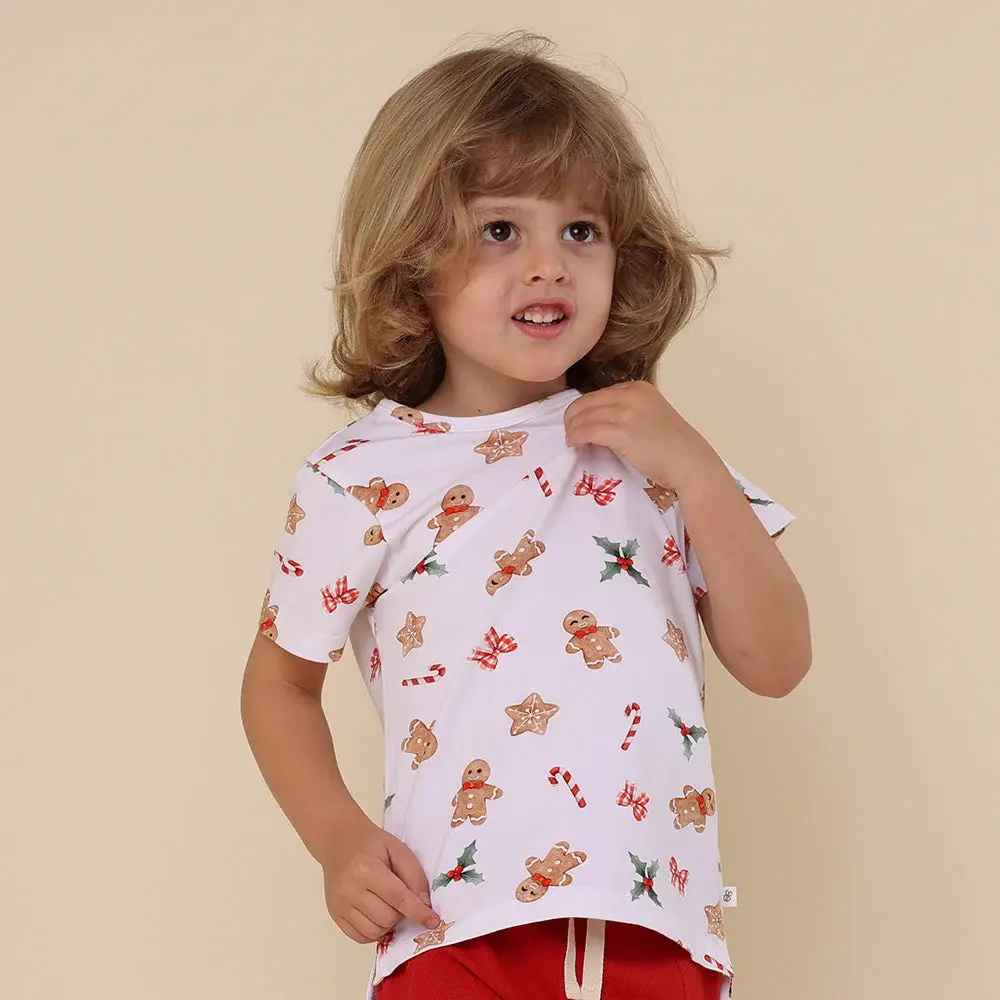 Snuggle Hunny Kids Snuggle Hunny Gingerbread Organic T-Shirt